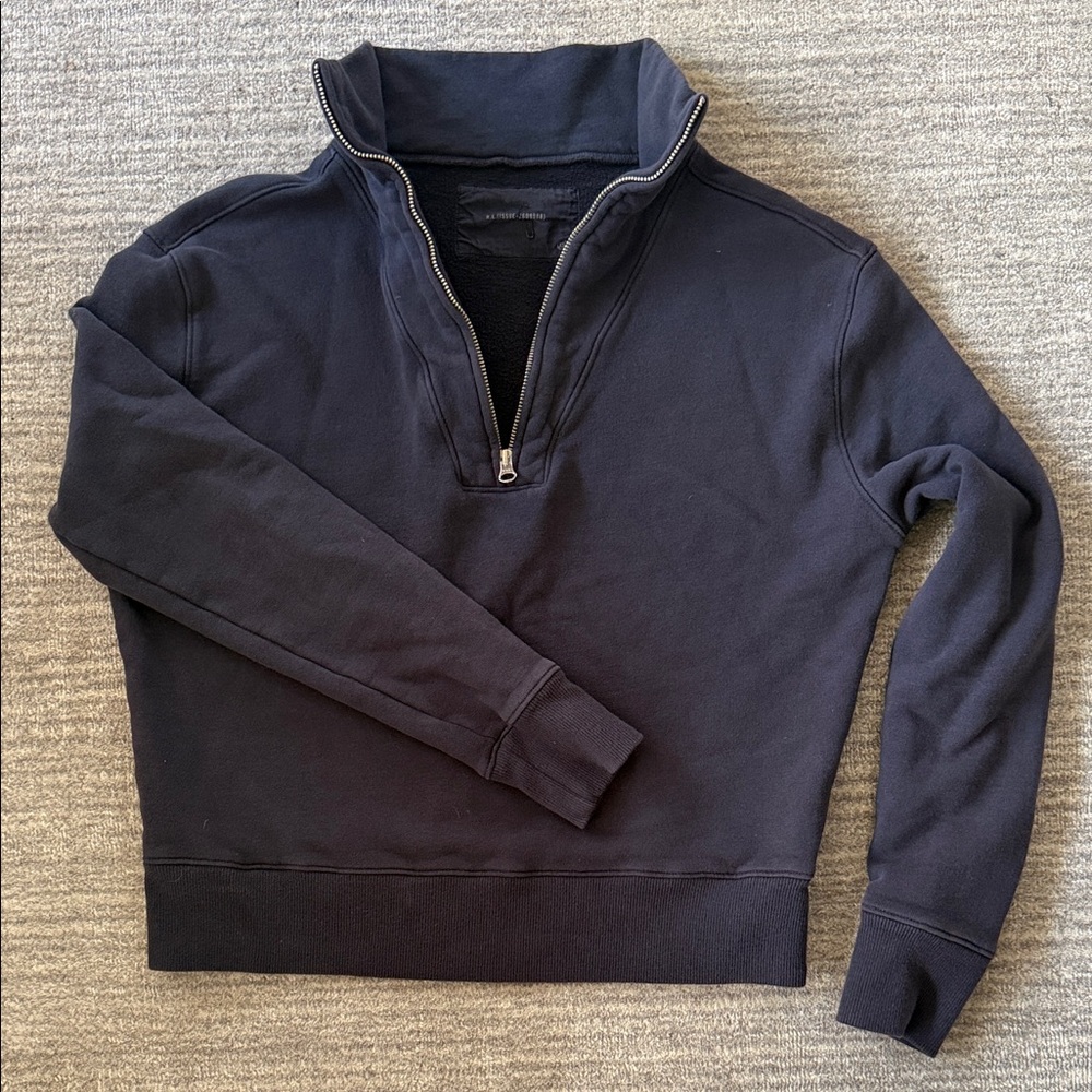 Nili Lotan “Bentley” Quarter Zip Sweatshirt - XS